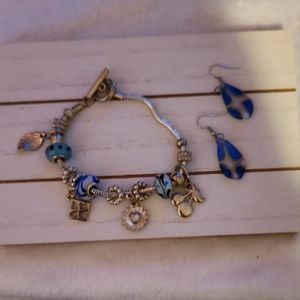 Handmade Bracelet and Earrings